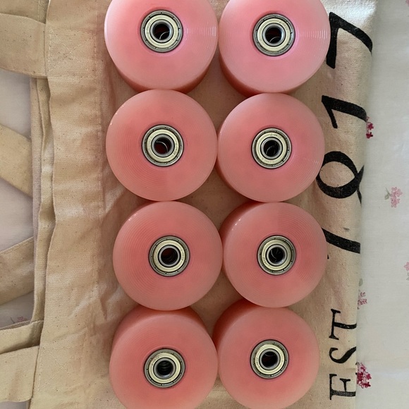 (SOLD) Impala Pink Roller Skate Wheels/Bearings - Picture 3 of 3
